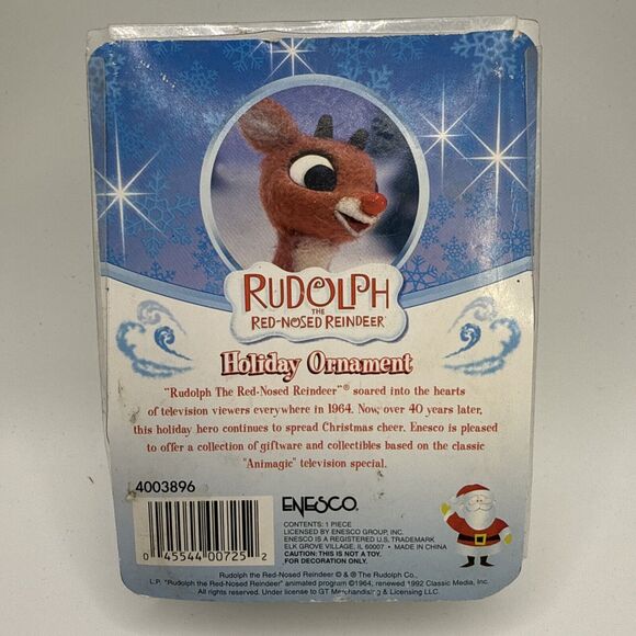 Rudolph The Red Nosed Reindeer Santa’s Sleigh Misfit Toys Ornament 4003896 NEW - Picture 2 of 3